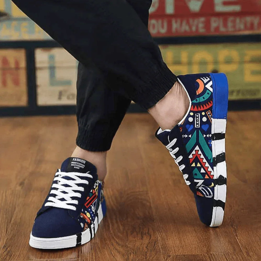 Zapatillas casuales con impresora