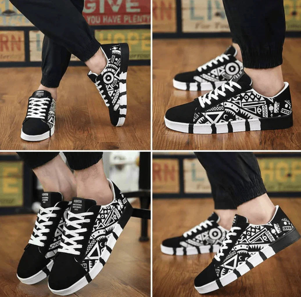 Zapatillas casuales con impresora