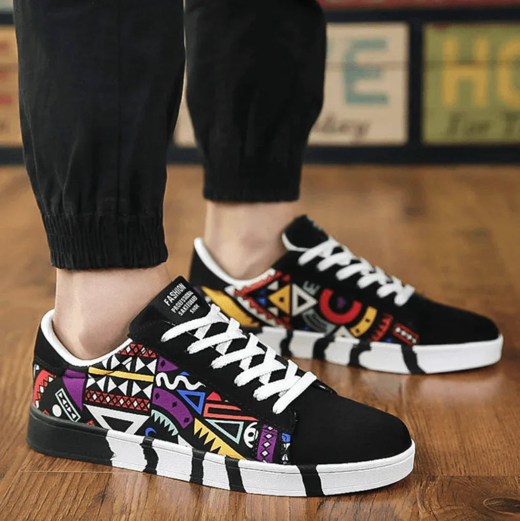 Zapatillas casuales con impresora