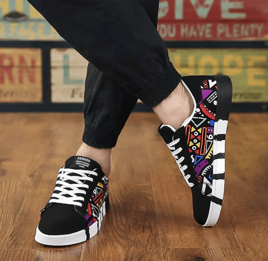 Zapatillas casuales con impresora