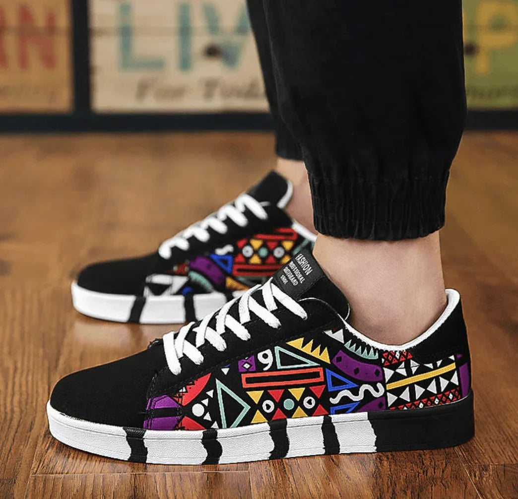 Zapatillas casuales con impresora