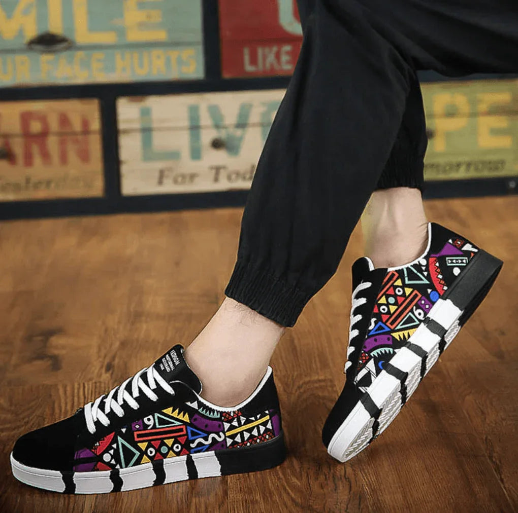 Zapatillas casuales con impresora