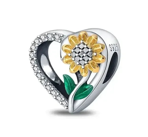 Dije de amor de girasol