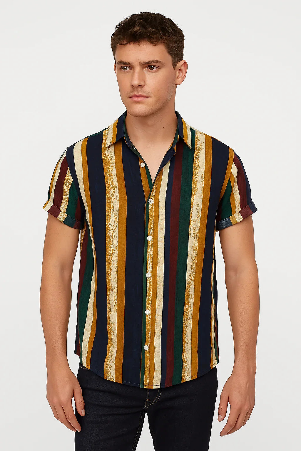 Camisa elegante Loss: diseño moderno con un toque clásico.