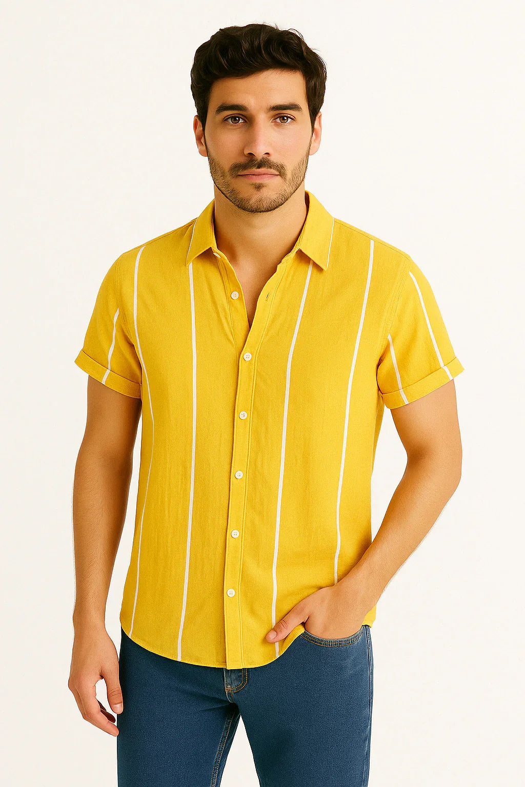 Camisa Elegante Skyline – Visual encantador para brilhar