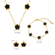 Colar e Pulseira Trevo - Brinde Brinco - Sundian - Sundian