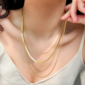 Colar Triplo Minimalista Banhado a Ouro 18k - Sundian - Sundian