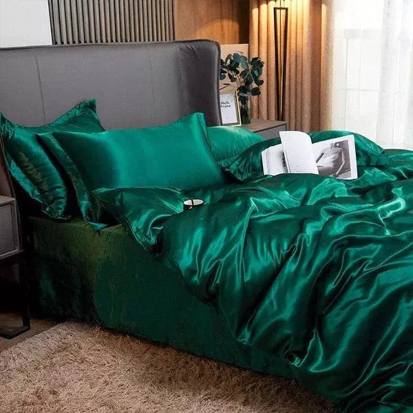 SatinDream Complete Satin Bedding Set