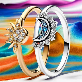 Conjunto Anel Sol e Lua - Sundian - Sundian