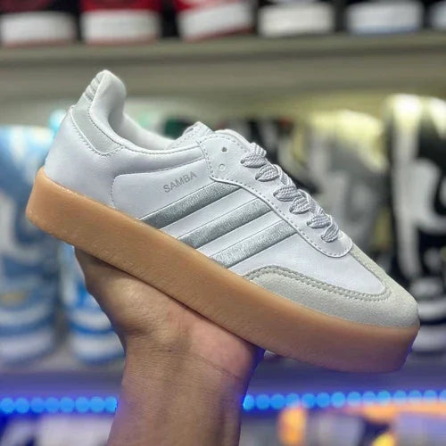 Adidas Samba Plataforma Cinza - Sundian