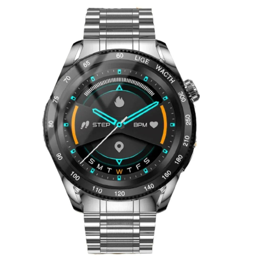 Relógio Casual Masculino automático recarregável – Estilo marcante e confortável