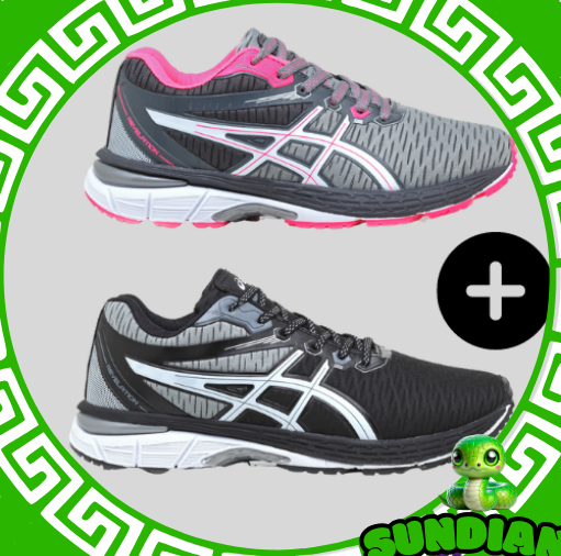 2 PARES Asics Revelation MASC e FEM COMPRE 1 LEVE 2