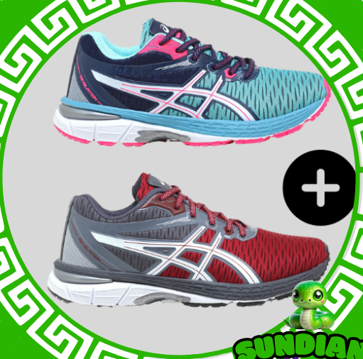 2 PARES Asics Revelation MASC e FEM COMPRE 1 LEVE 2