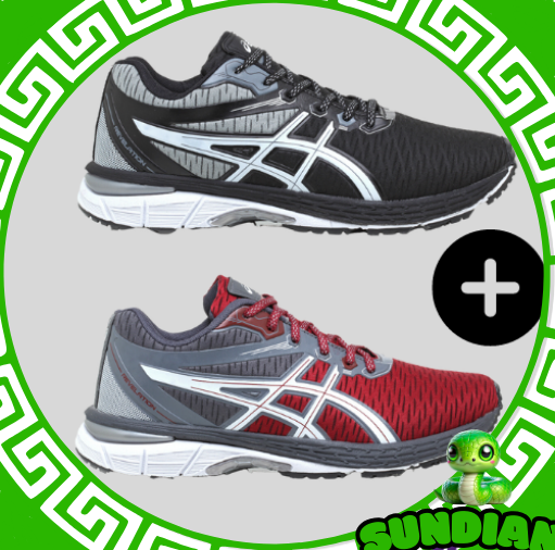 2 PARES Asics Revelation MASC COMPRE 1 LEVE 2