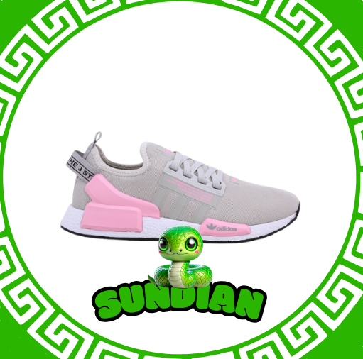 Tênis Adidas NMD R1 Cinza e Rosa