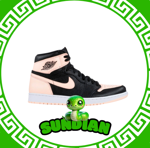 Air Jordan 1 Mid Preto e Nude