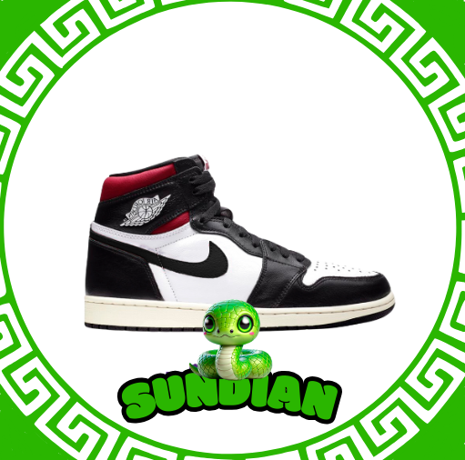 Nike Air Jordan Preto/Vermelho/Branco