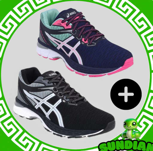 2 PARES Asics Revelation MASC e FEM COMPRE 1 LEVE 2