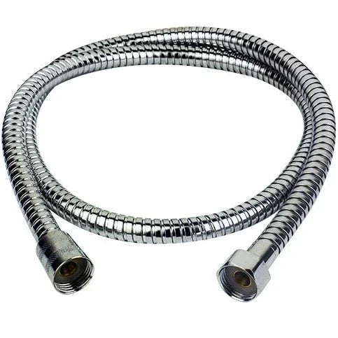 Complete Hygienic Shower 1.20m Chrome Metal with Shower Head