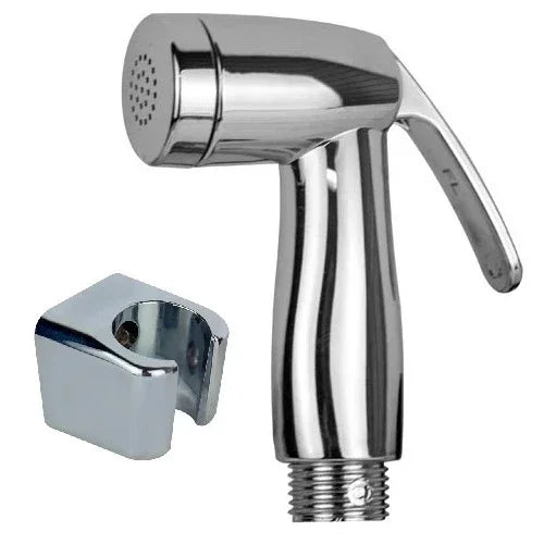 Complete Hygienic Shower 1.20m Chrome Metal with Shower Head
