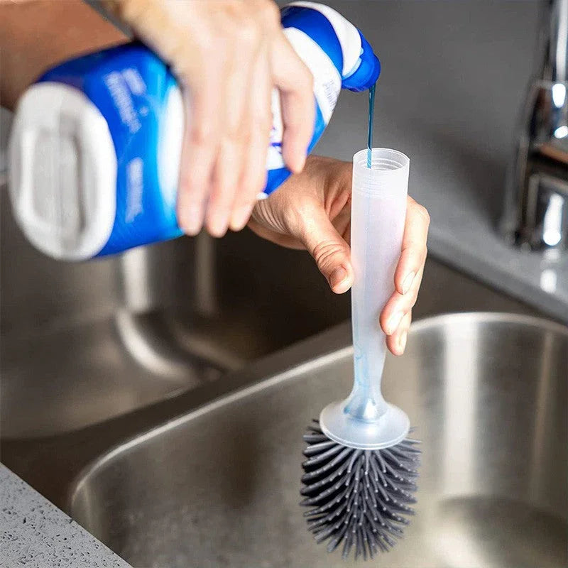 Cepillo de limpieza para inodoro con dispensador recargable - SmartClean