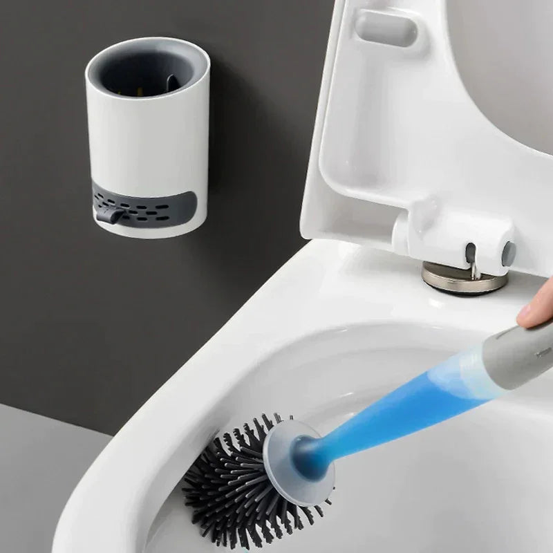 Toilet Cleaning Brush with Refillable Dispenser - SmartClean
