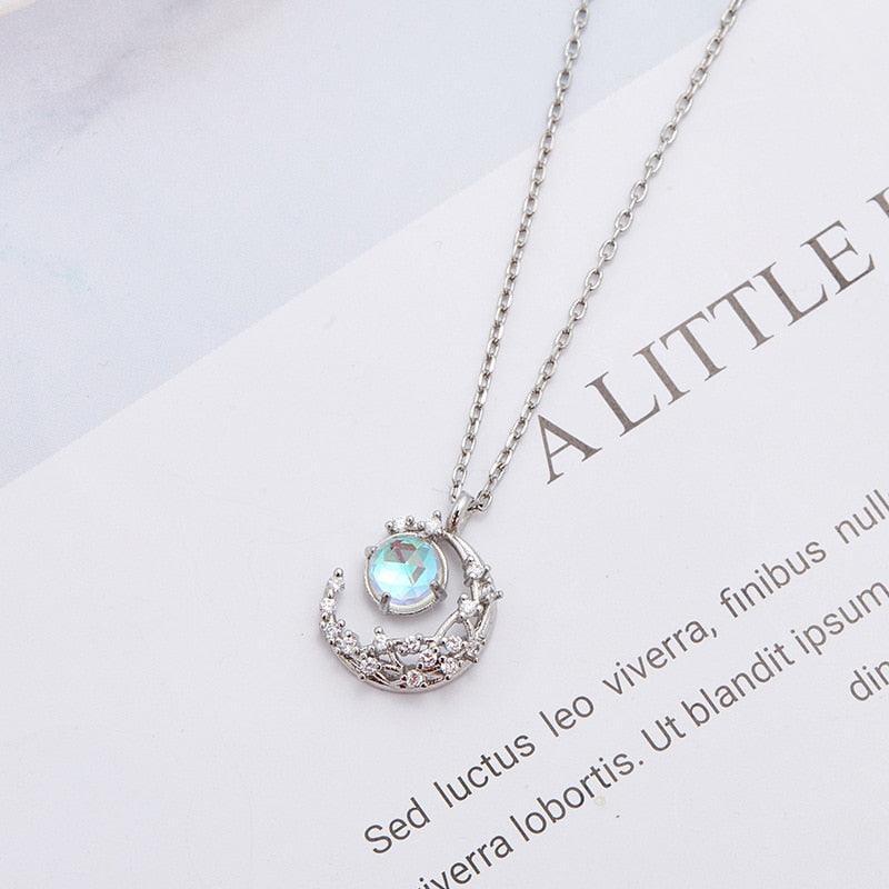 Collar y colgante - Cielo estrellado