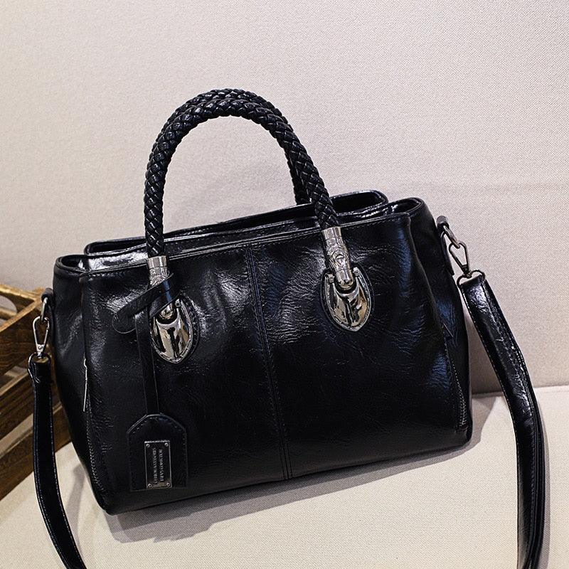 Bolsa Feminina Clássica Algarve / Dupla Alça em Couro PU - Sundian