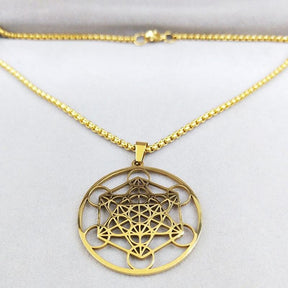 Talisman Chain and Pendant - Metatron's Cube