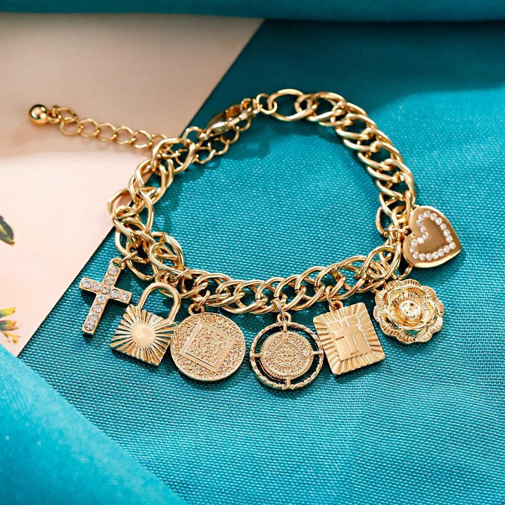 Pulsera ajustable con colgantes - Charme Lux