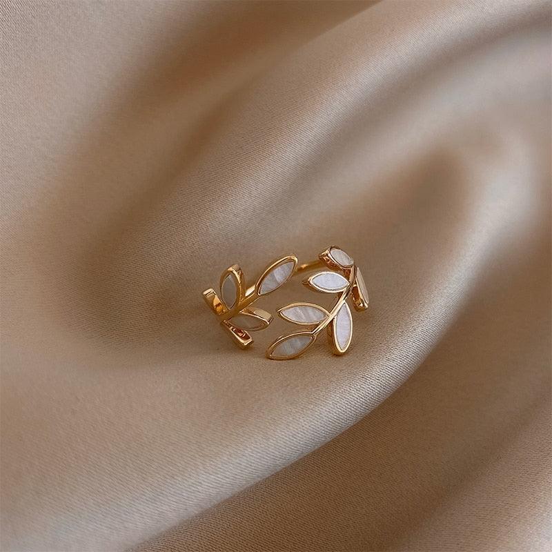 Anel Fiore Banhado 18K - Sundian