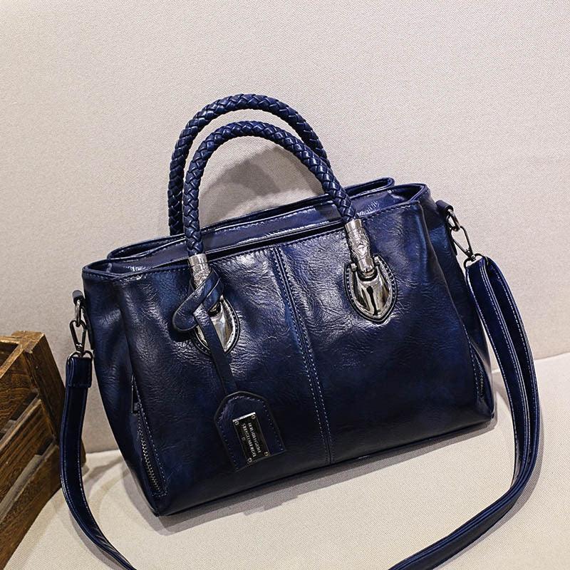 Bolsa Feminina Clássica Algarve / Dupla Alça em Couro PU - Sundian