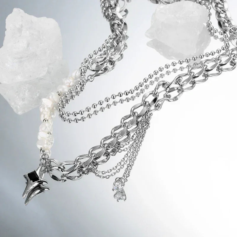 Collar Noche Estrellada en Plata 925 – Elegancia Celestial