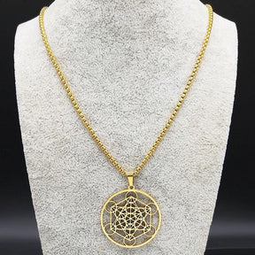 Talisman Chain and Pendant - Metatron's Cube