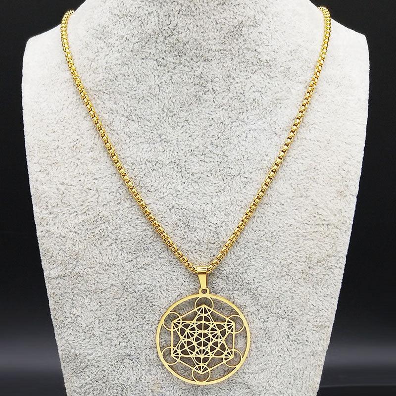 Talisman Chain and Pendant - Metatron's Cube