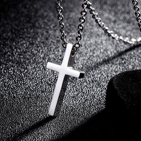Titanium Chain and Crucifix - Fashion