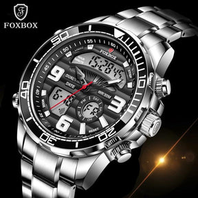 Relógio Masculino FOXBOX – Elegância e conforto para o dia a dia
