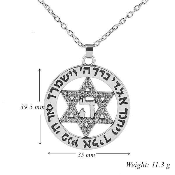 Cadena con colgante - Estrella de David