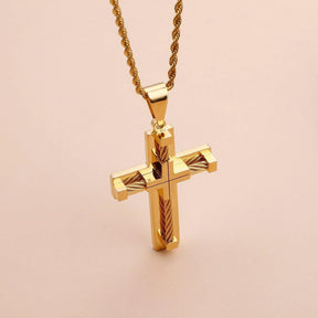 Steel Crucifix Chain - Holy Cross