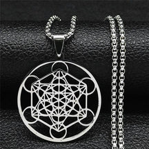Talisman Chain and Pendant - Metatron's Cube