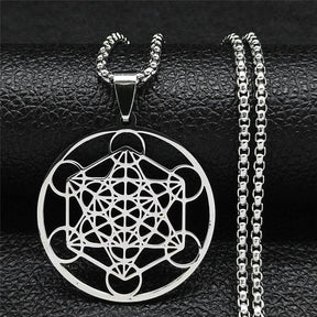 Talisman Chain and Pendant - Metatron's Cube