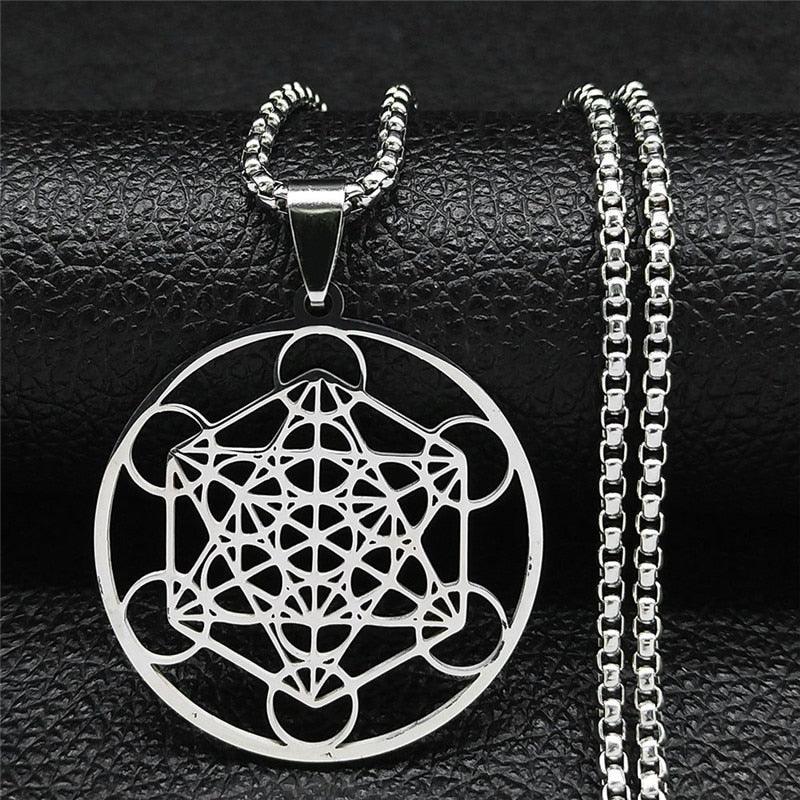 Talisman Chain and Pendant - Metatron's Cube