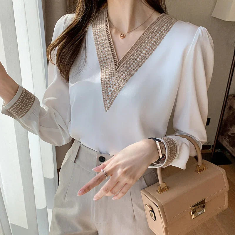 Blusa Maitê – Design moderno com toque clássico - Sundian
