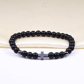 Pulsera de piedra hematita - Sagrada