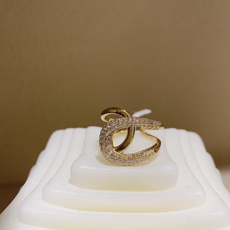 Anel Cristal de Saturno 18k - Sundian