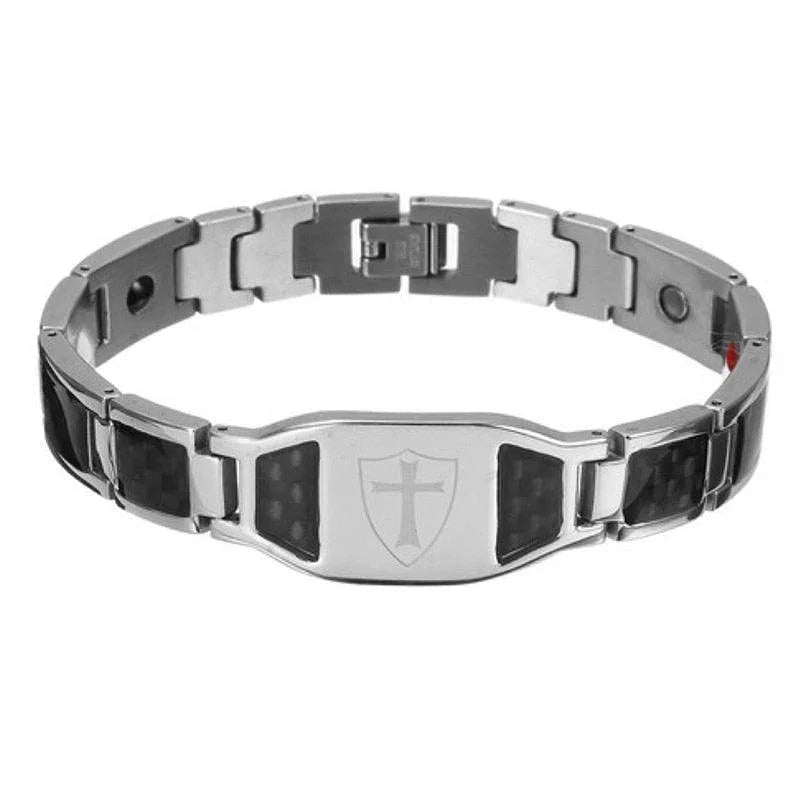 Pulseira magnética em aço - stilo
