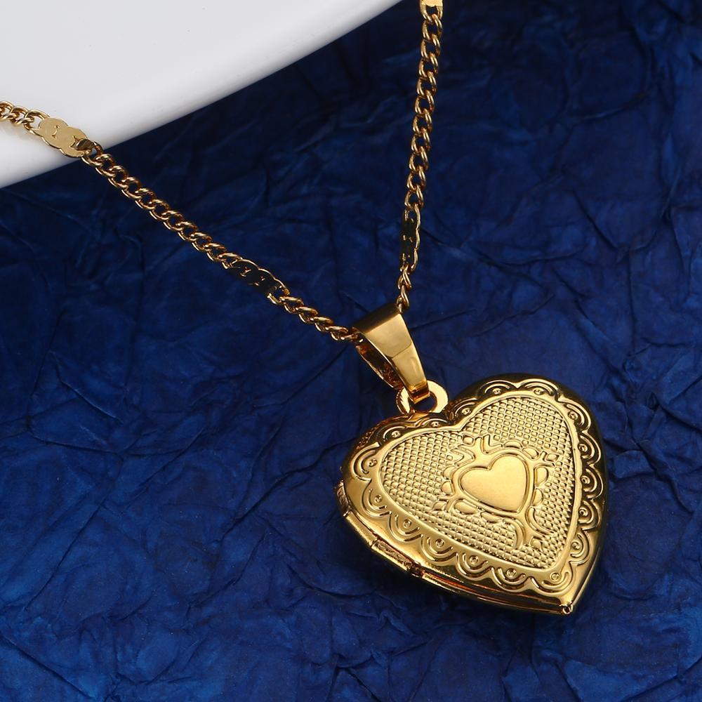 Cadena y colgante de acero - Corazón de María