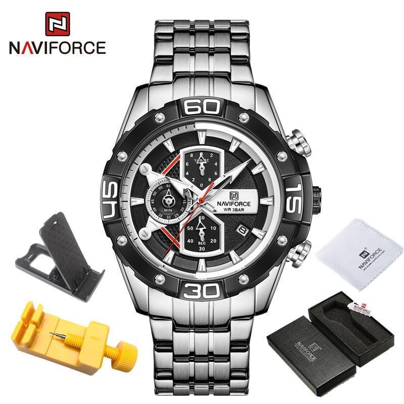 Relógio Casual Masculino NAVIFORCE Sport For Men – Toque suave e visual encantador