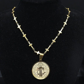 Medalha São Bento Corrente de Cruz