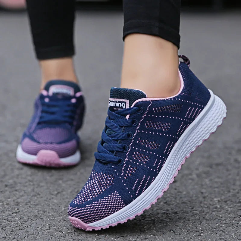 Tênis Feminino Casual | Leve, Respirável e Confortável